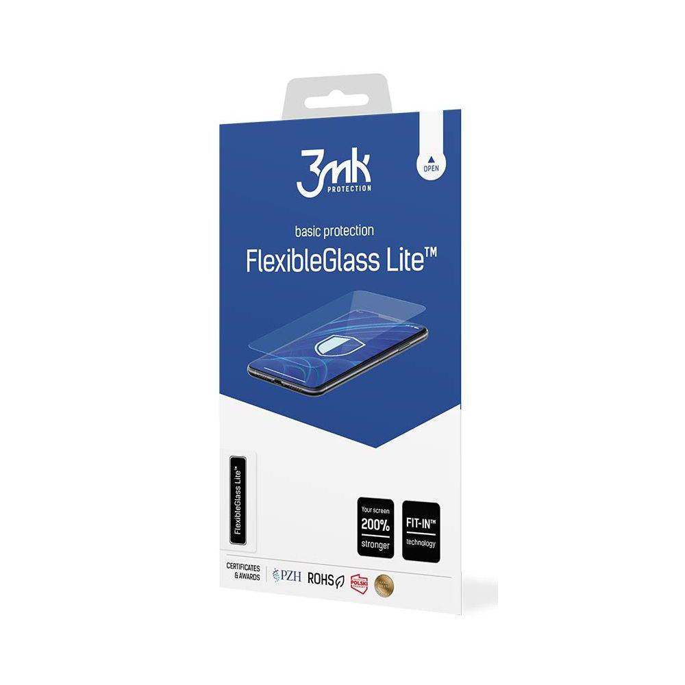 Zaštitna folija za ekran 3MK FlexibleGlass Lite za Motorola Moto G06 Power / G06, Fleksibilno staklo, Pun ljepilo