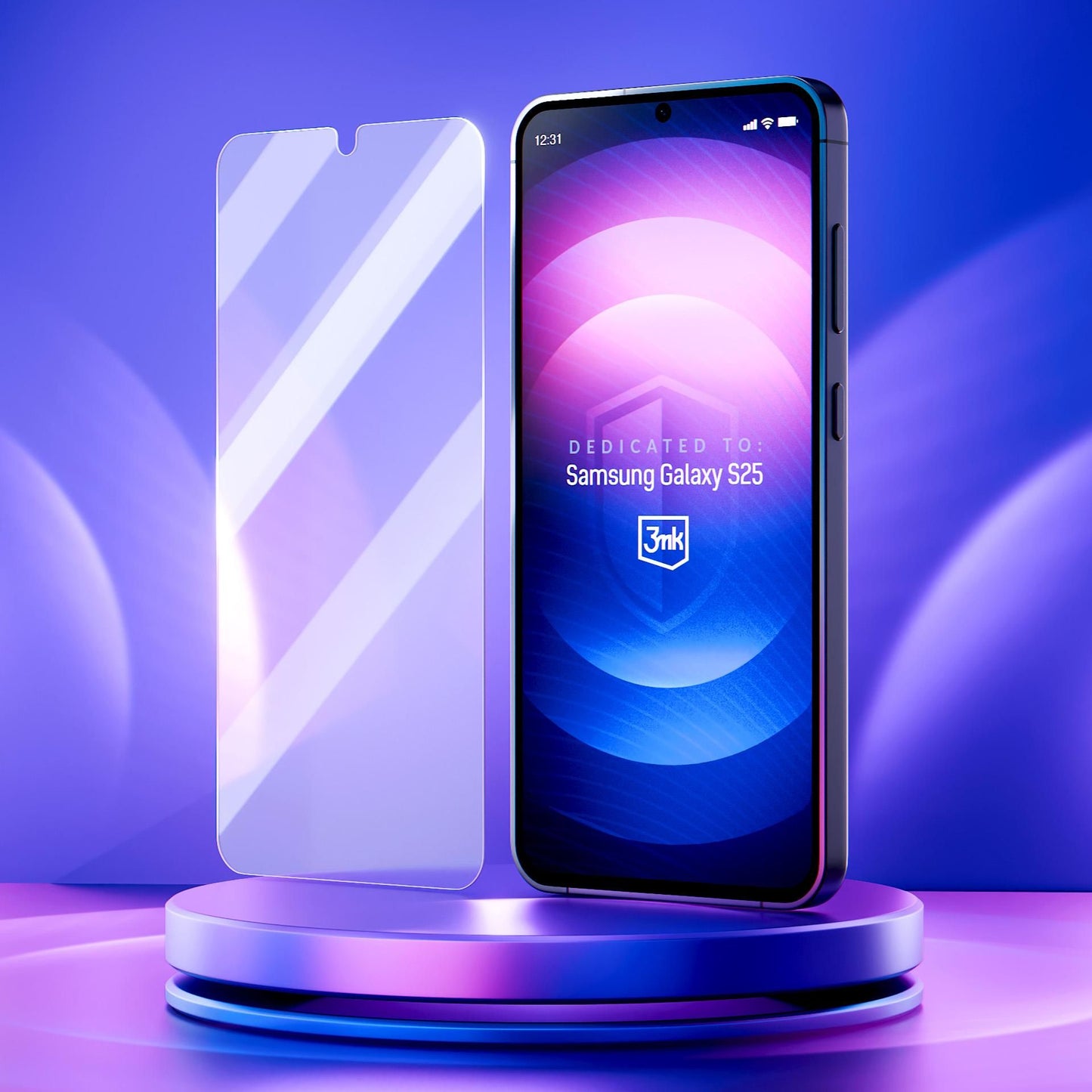 Zaštitna folija za ekran 3MK FlexibleGlass Max za Samsung Galaxy A52s 5G A528 / A52 5G A526 / A52 A525, Fleksibilno staklo, Puna ljepila, Crna