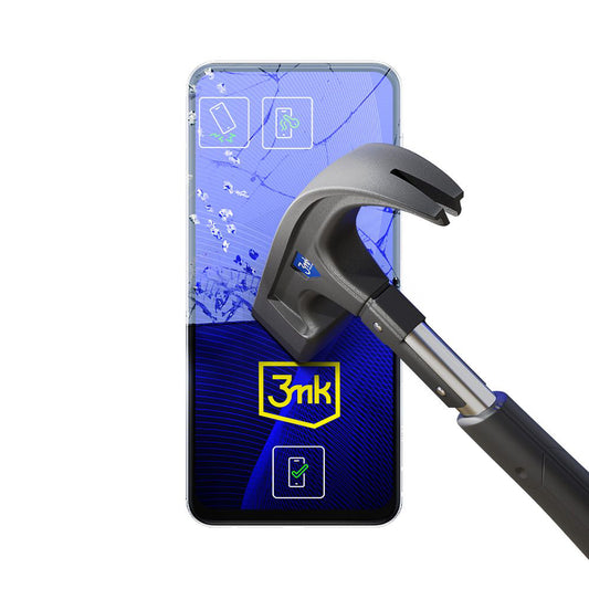 Zaštitna folija za ekran 3MK FlexibleGlass za Samsung Galaxy S23 S911, Fleksibilno staklo, Puno ljepilo