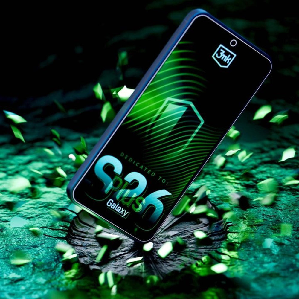 Zaštitna folija za ekran 3MK FlexibleGlass za Samsung Galaxy S26 Plus S947, Fleksibilno staklo, Full Glue, Prozirna