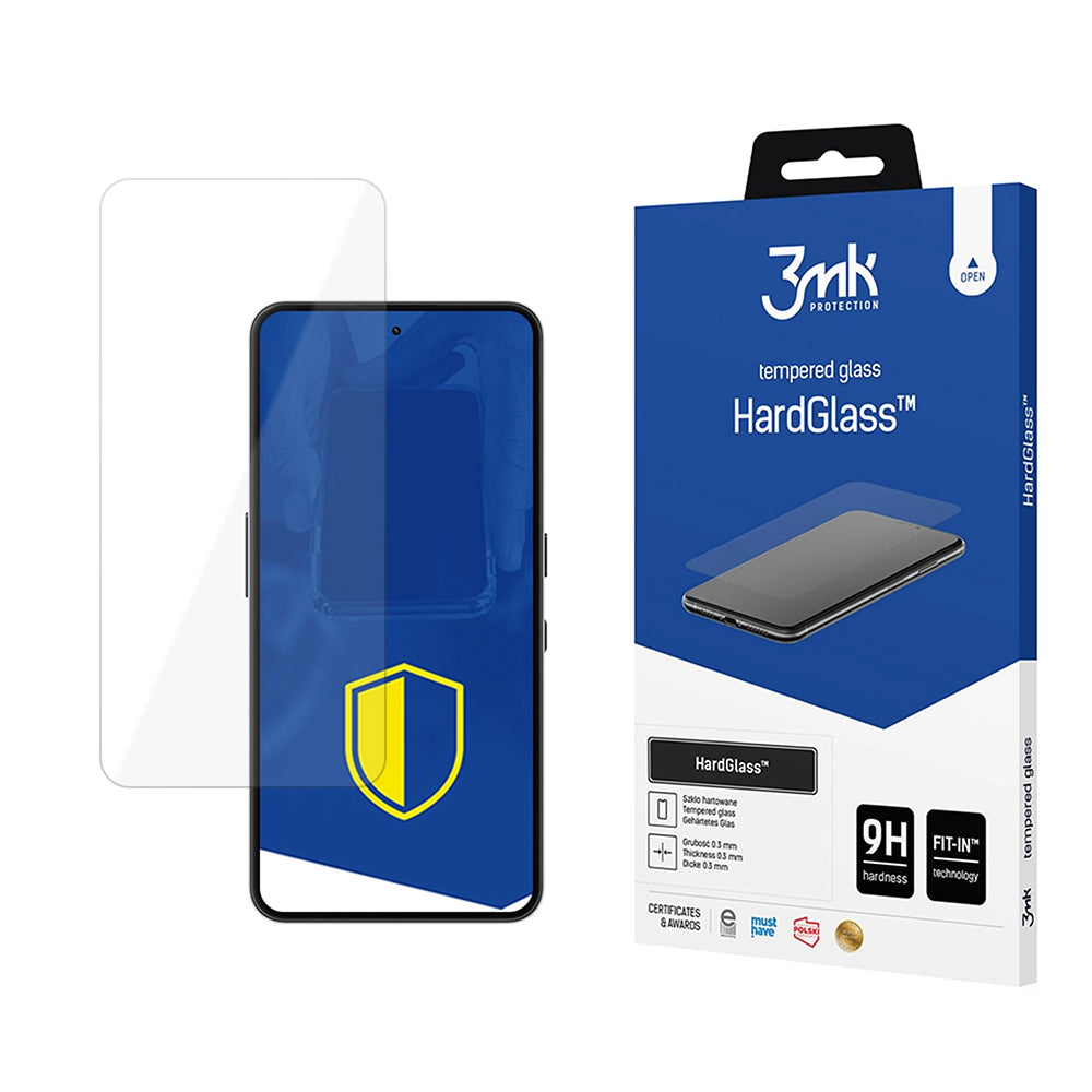 Zaštitna folija za ekran 3MK HardGlass za Nothing Phone (3a) Lite, Kaljeno staklo, Full Glue