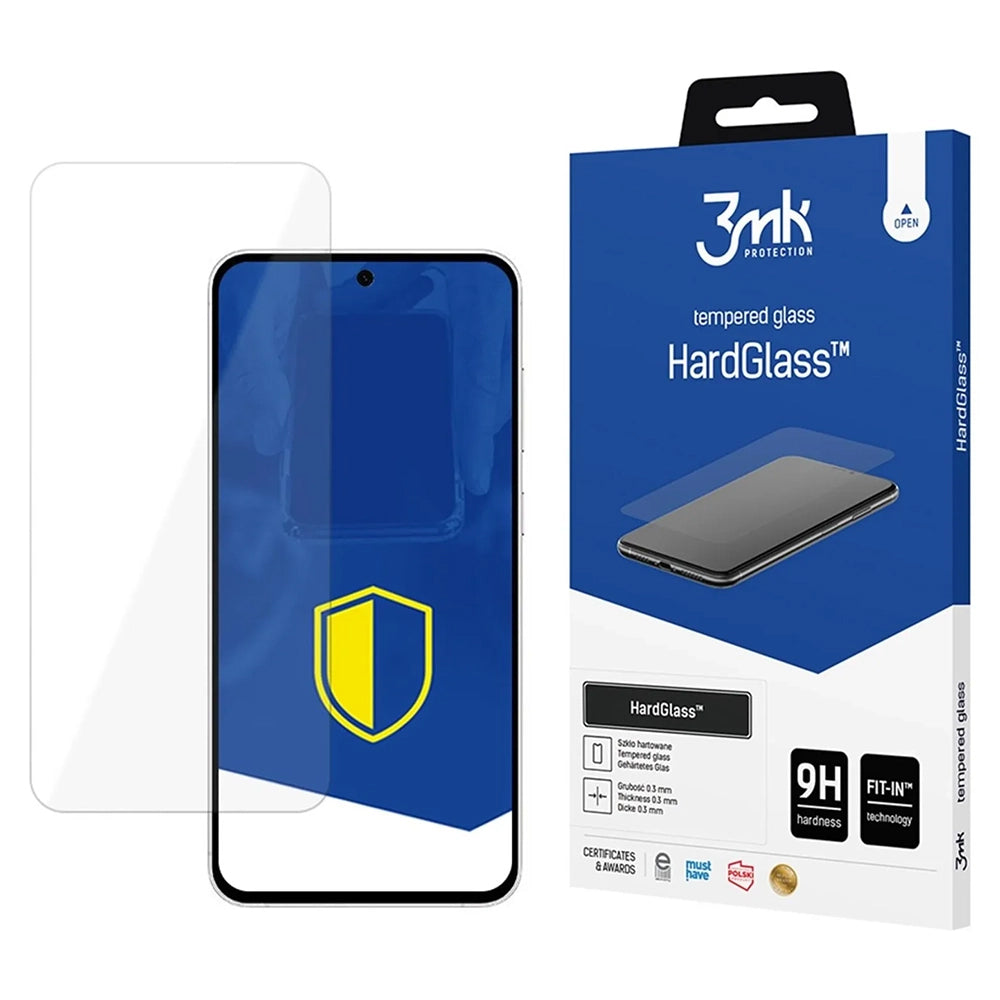 Zaštitna folija za ekran 3MK HardGlass za Samsung Galaxy S25 FE, Kaljeno staklo, Full Glue