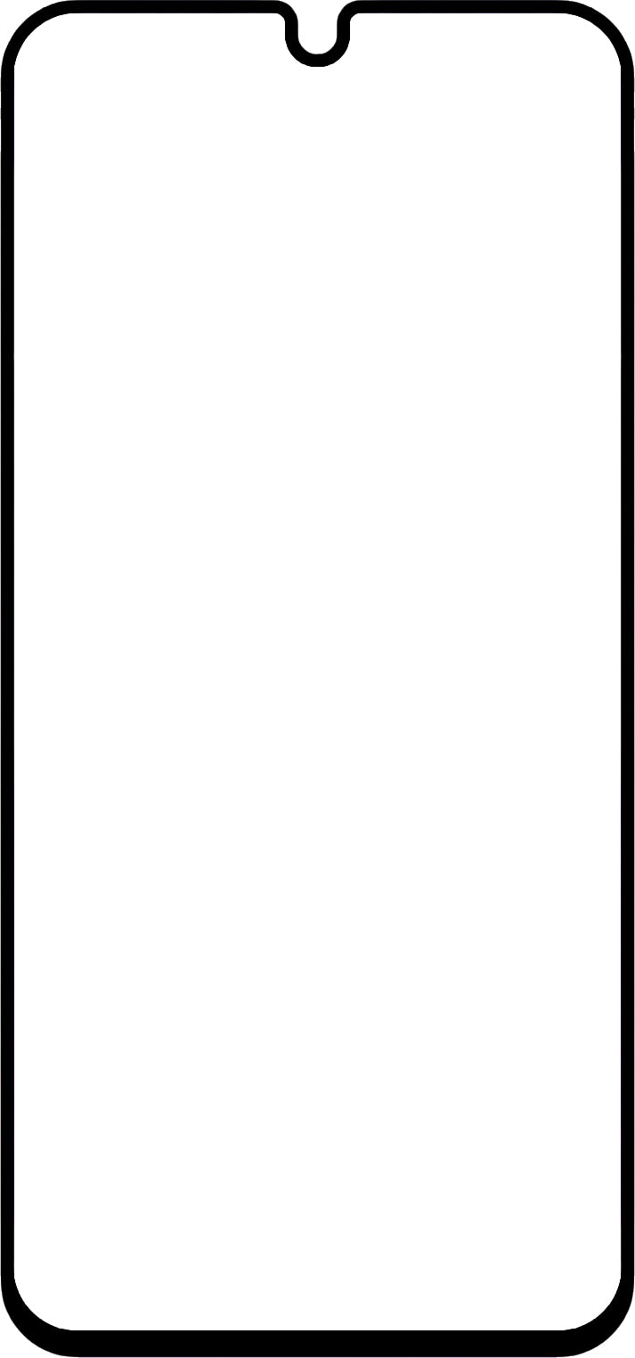 Zaštitna folija za ekran BLUE Shield za Samsung Galaxy A34 A346, Kaljeno staklo, Pun ljepilo, Prijateljski za upotrebu s maskom, Crna