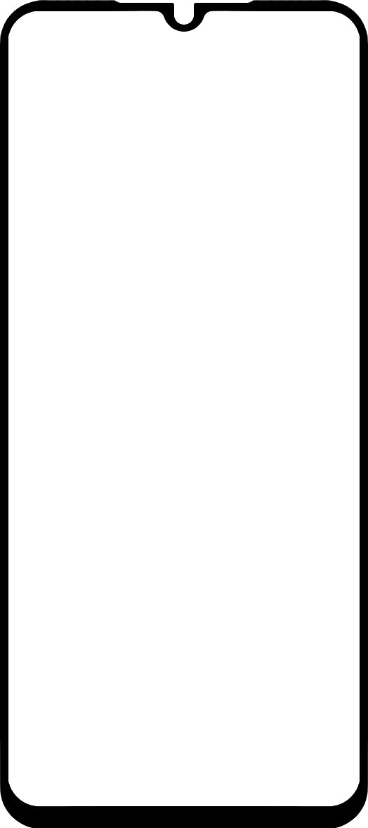 Zaštitna folija za ekran BLUE Shield za Samsung Galaxy A24 4G A245, Kaljeno staklo, Potpuno Lijepljena, Prijateljska za maske, Crna