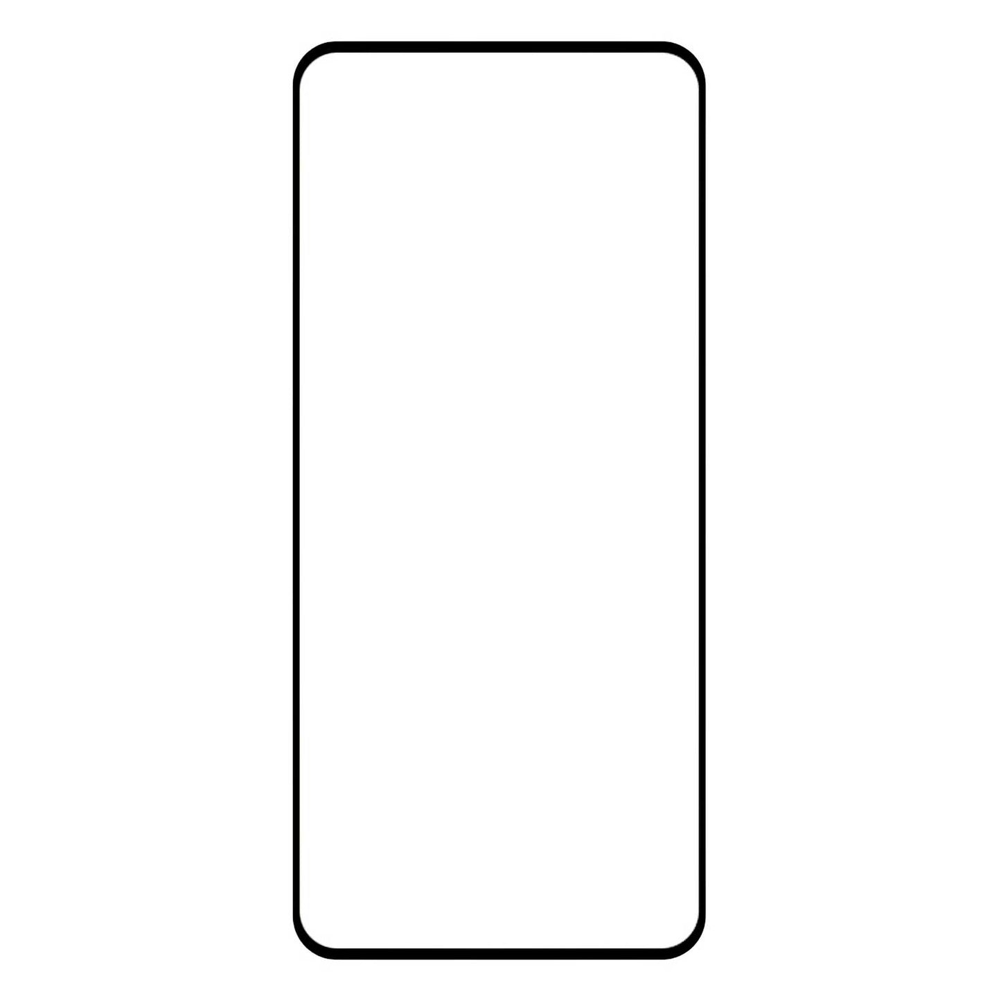 Zaštitna folija Blue Shield za ekran Motorola Edge 40 Neo, Kaljeno staklo, Ljepilo na rubovima, Kompatibilno s maskama, Crna