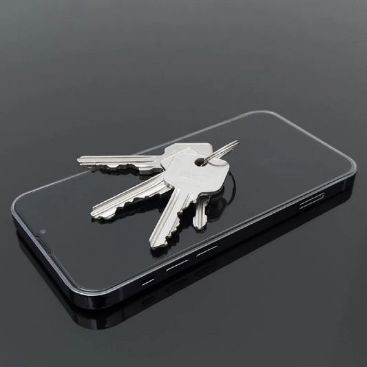 Zaštitna folija za ekran Privacy WZK AntiSpy za Apple iPhone 15 Pro, Kaljeno staklo, Puna ljepila