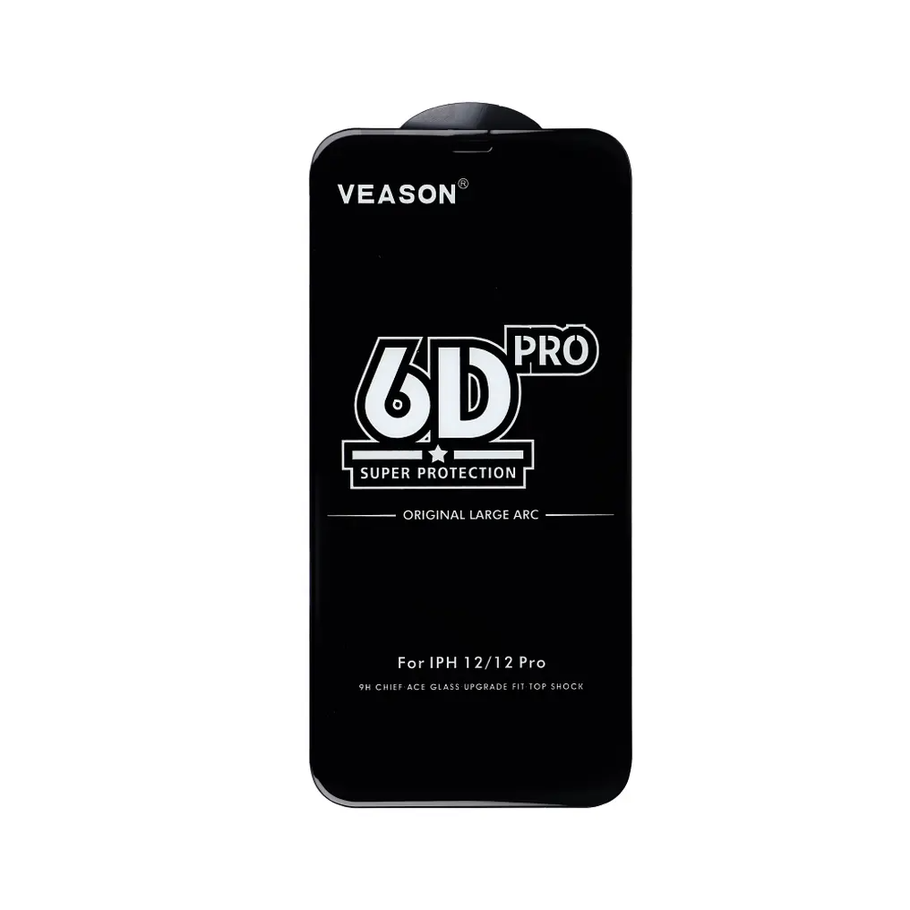 Zaštitna folija za ekran Veason PRO za Samsung Galaxy A56 A566 / A36 A366, Kaljeno staklo, Full Glue, 6D, Crna