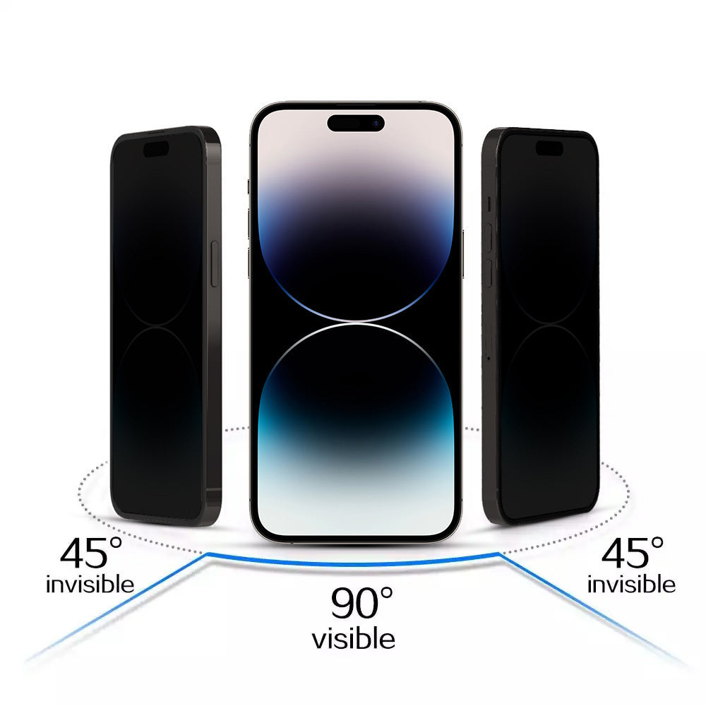 Zaštitna folija za ekran Privacy OEM za Apple iPhone 17, Kaljeno staklo, Full Glue