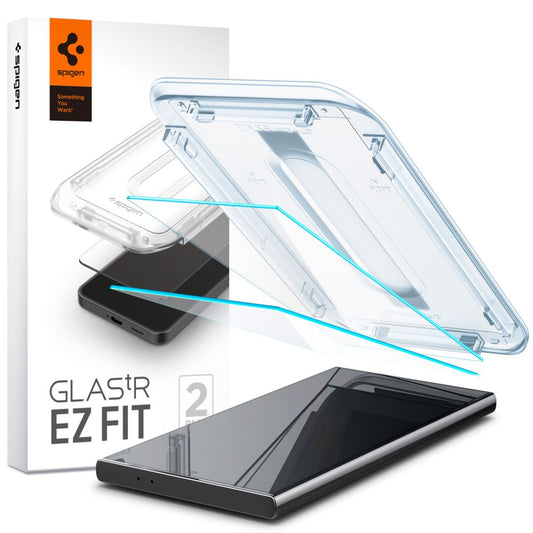 Zaštitna folija za ekran Spigen EZ FIT za Samsung Galaxy S24 Ultra S928, Kaljeno staklo, Pun ljepilo, Set od 2 komada