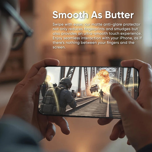 Zaštitna folija za ekran Anank 5X pojačana nevidljiva za Apple iPhone 17, Kaljeno staklo, Full Glue, 3D, Crna