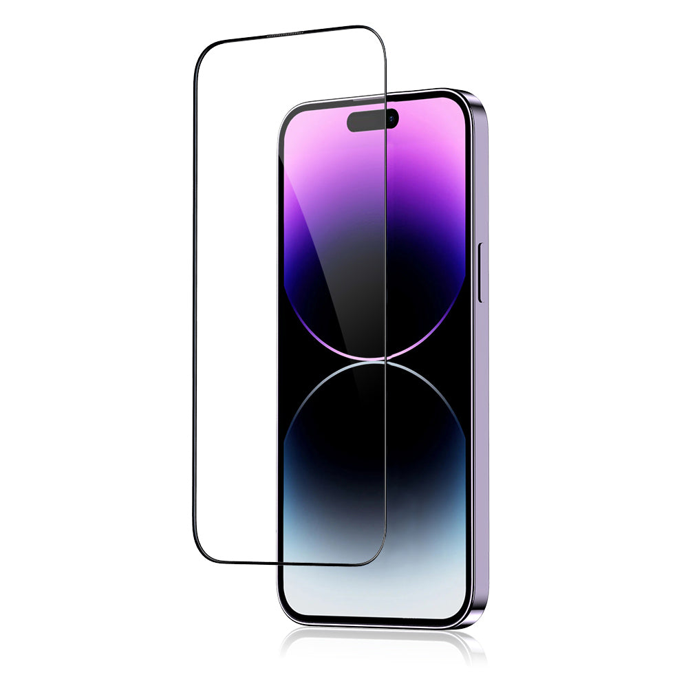 Zaštitna folija za ekran Blueo Anti-Broken za Apple iPhone 16 Plus / 15 Plus / 14 Pro Max, Kaljeno staklo, Full Glue, Crna
