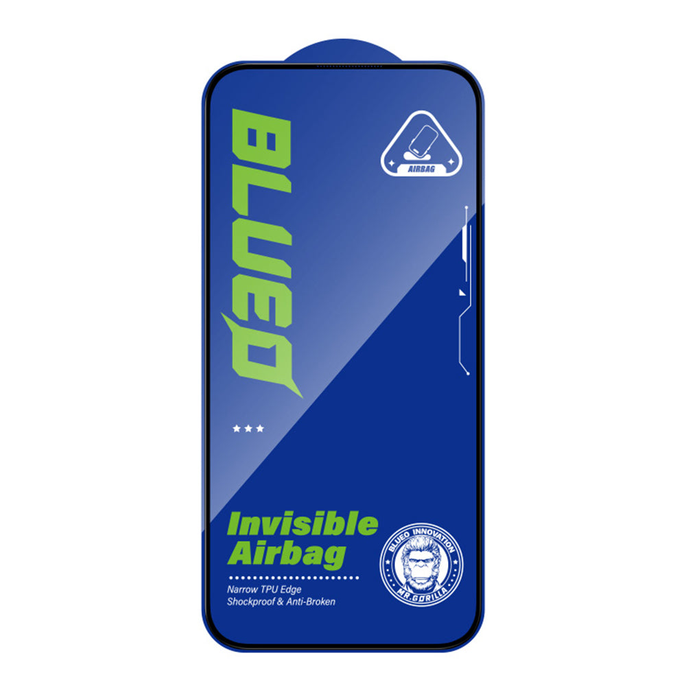 Zaštitna folija za ekran Blueo Anti-Broken za Apple iPhone 16 Plus / 15 Plus / 14 Pro Max, Kaljeno staklo, Full Glue, Crna