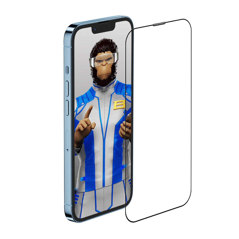 Zaštitna folija za ekran Blueo Anti-Reflective HD Applicator Pro za Apple iPhone 16 Pro Max, Kaljeno staklo, Full Glue, Crna