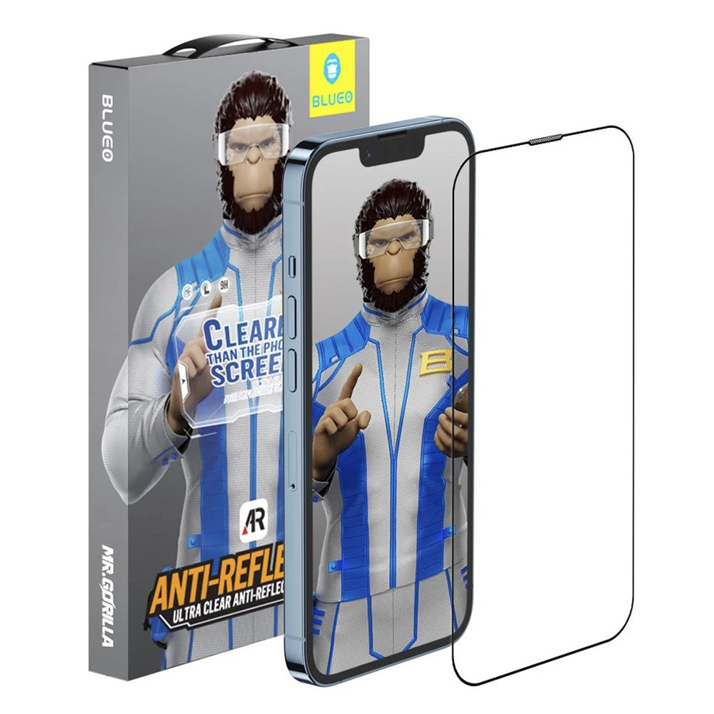 Zaštitna folija za ekran Blueo Anti-Reflective HD za Apple iPhone 17 Air, Kaljeno staklo, Full Glue, Crna
