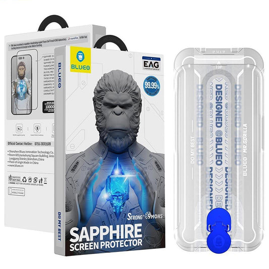 Zaštitna folija za ekran Blueo Anti-Static HD za Apple iPhone 17 Air, Kaljeno staklo, Full Glue, Crna