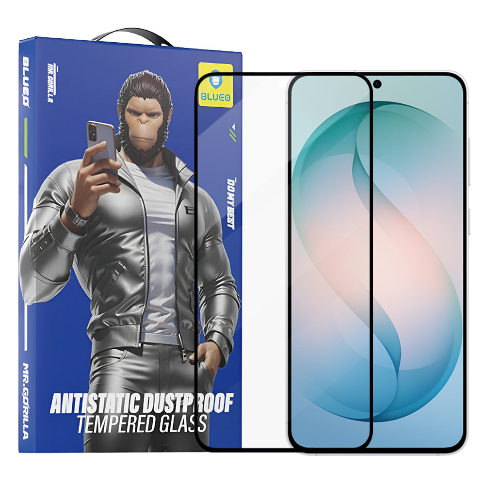 Zaštitna folija za ekran Blueo Anti-Static HD za Samsung Galaxy S26 Plus S947, Kaljeno staklo, Full Glue, Crna