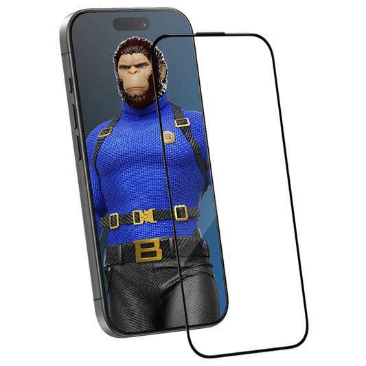 Zaštitna folija za ekran Blueo Crystal Anti-Scratch Applicator za Apple iPhone 17 Air, Kaljeno staklo, Full Glue, Crna