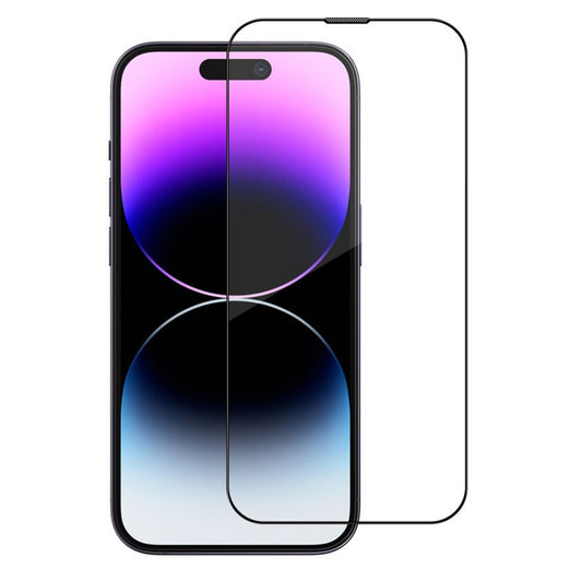Zaštitna folija za ekran Blueo Sapphire Applicator Pro za Apple iPhone 16 Pro Max, kaljeno staklo, puna ljepila, crna