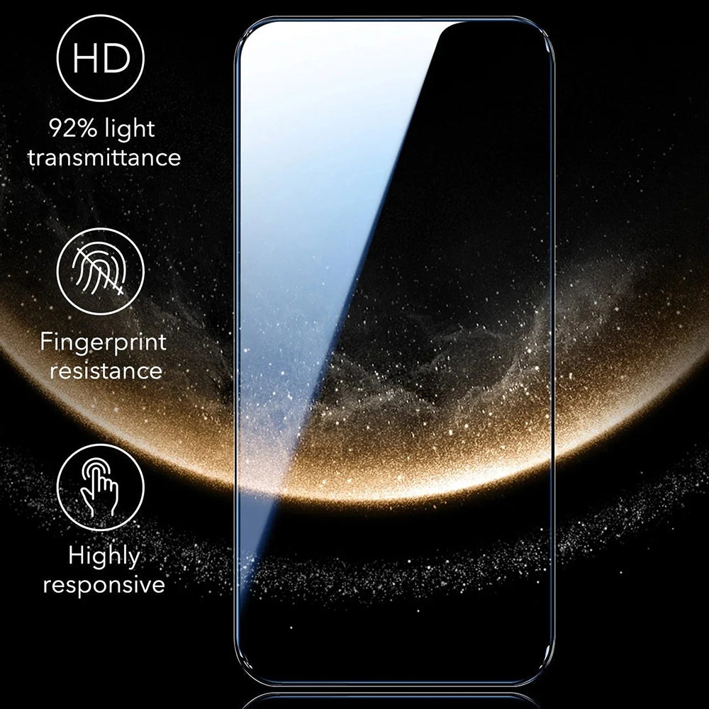 Zaštitna folija za ekran ESR Corning UltraFit za Apple iPhone 18 Pro Max / 17 Pro Max, Kaljeno staklo, Full Glue, Set od 3 komada, Crna
