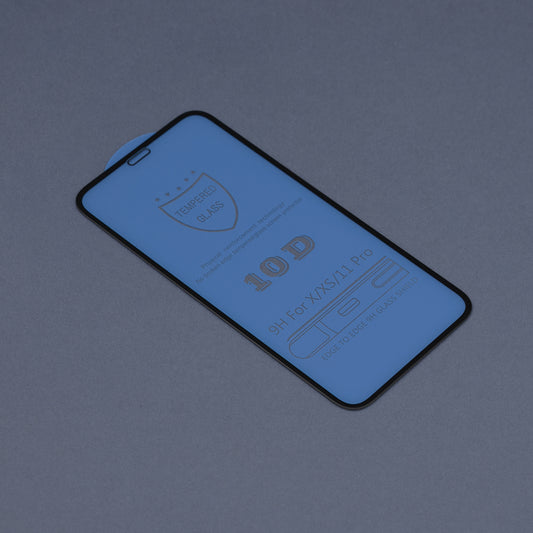 Zaštitna folija za ekran DUX DUCIS za Apple iPhone 11 Pro / XS / X, Kaljeno staklo, Edge Glue, Crna