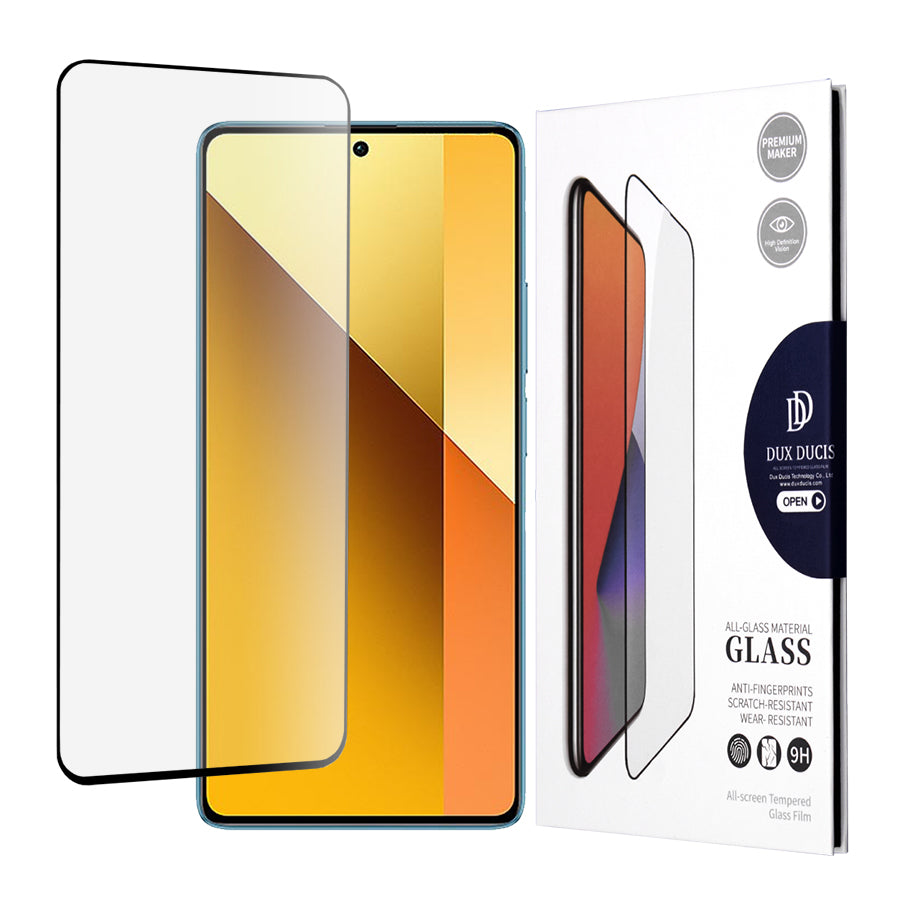 Zaštitna folija za ekran DUX DUCIS za Xiaomi Redmi Note 13 4G / Note 13 Pro 4G / Note 13 5G, Kaljeno staklo, Full Glue, Crna
