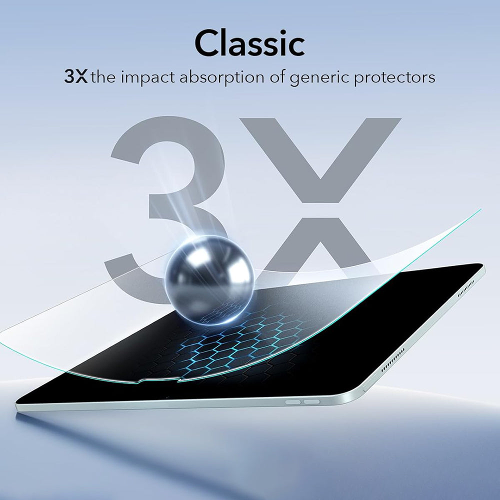 Zaštitna folija za ekran ESR Paper Feel UltraFit za Apple iPad Air 13 (2026) / Pro 13 (2025), Plastika, Set 2 komada