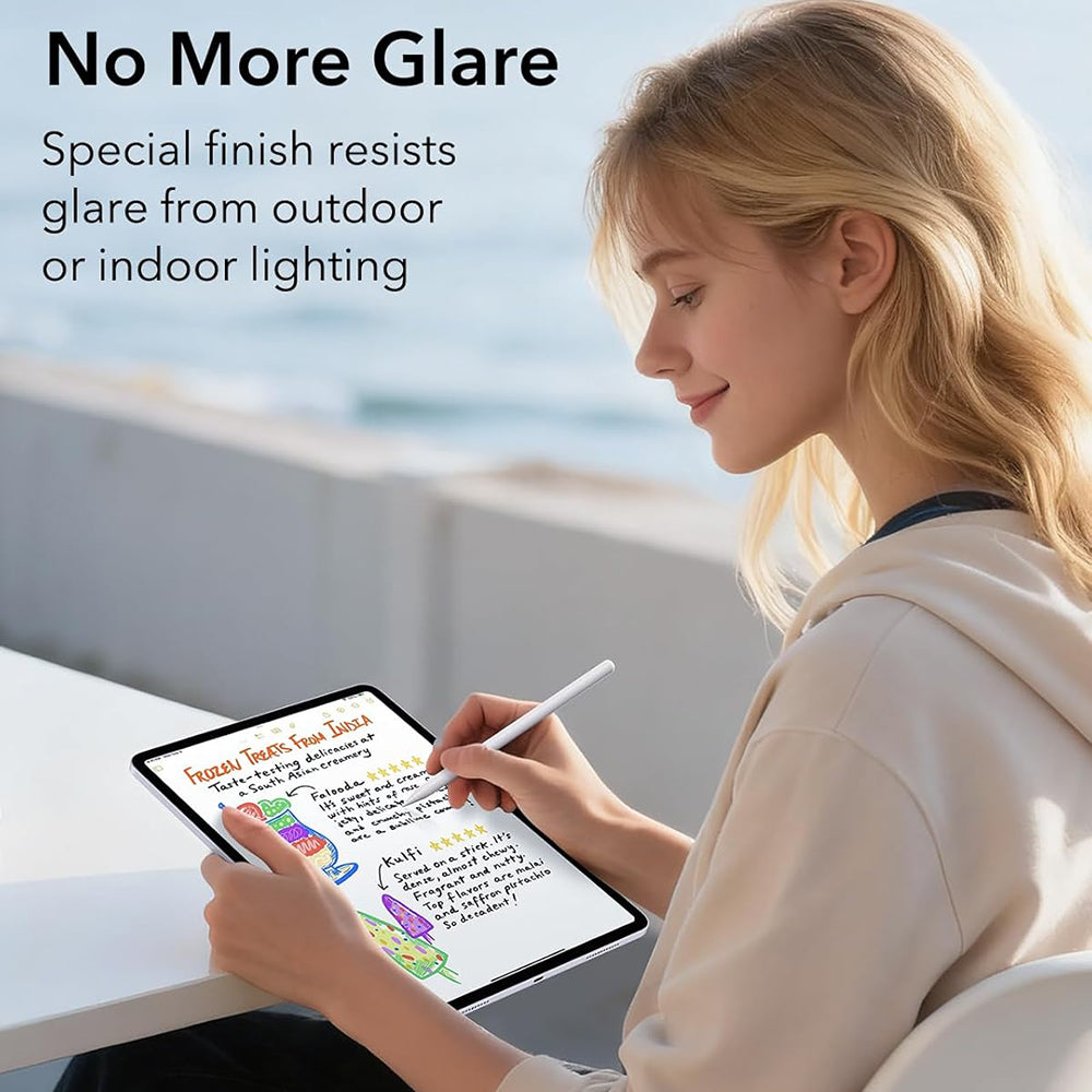 Zaštitna folija za ekran ESR Paper Feel UltraFit za Apple iPad Air 13 (2026) / Pro 13 (2025), Plastika, Set 2 komada