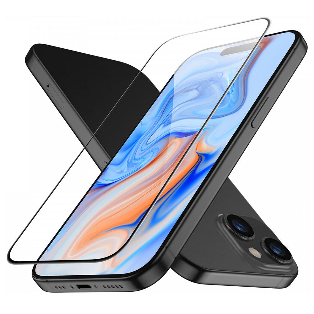 Zaštitna folija ESR za ekran Apple iPhone 15, Kaljeno staklo, Full Glue, Crna