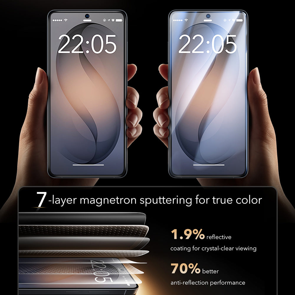 Zaštitna folija za ekran ESR UltraFit Armorite Pro za Samsung Galaxy S26 Ultra S948, Kaljeno staklo, Full Glue