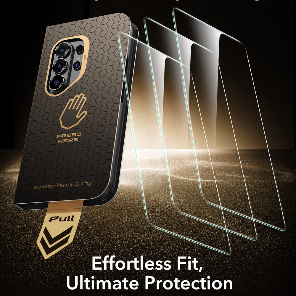 Zaštitna folija za ekran ESR UltraFit Armorite Pro za Samsung Galaxy S26 Ultra S948, Kaljeno staklo, Full Glue