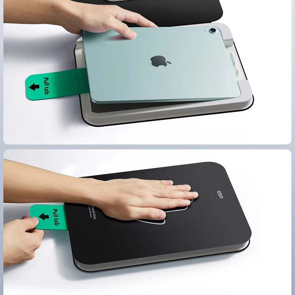 Zaštitna folija za ekran ESR UltraFit za Apple iPad Air 11 (2026) / Air 11 (2025), Kaljeno staklo, Full Glue, Set od 2 komada