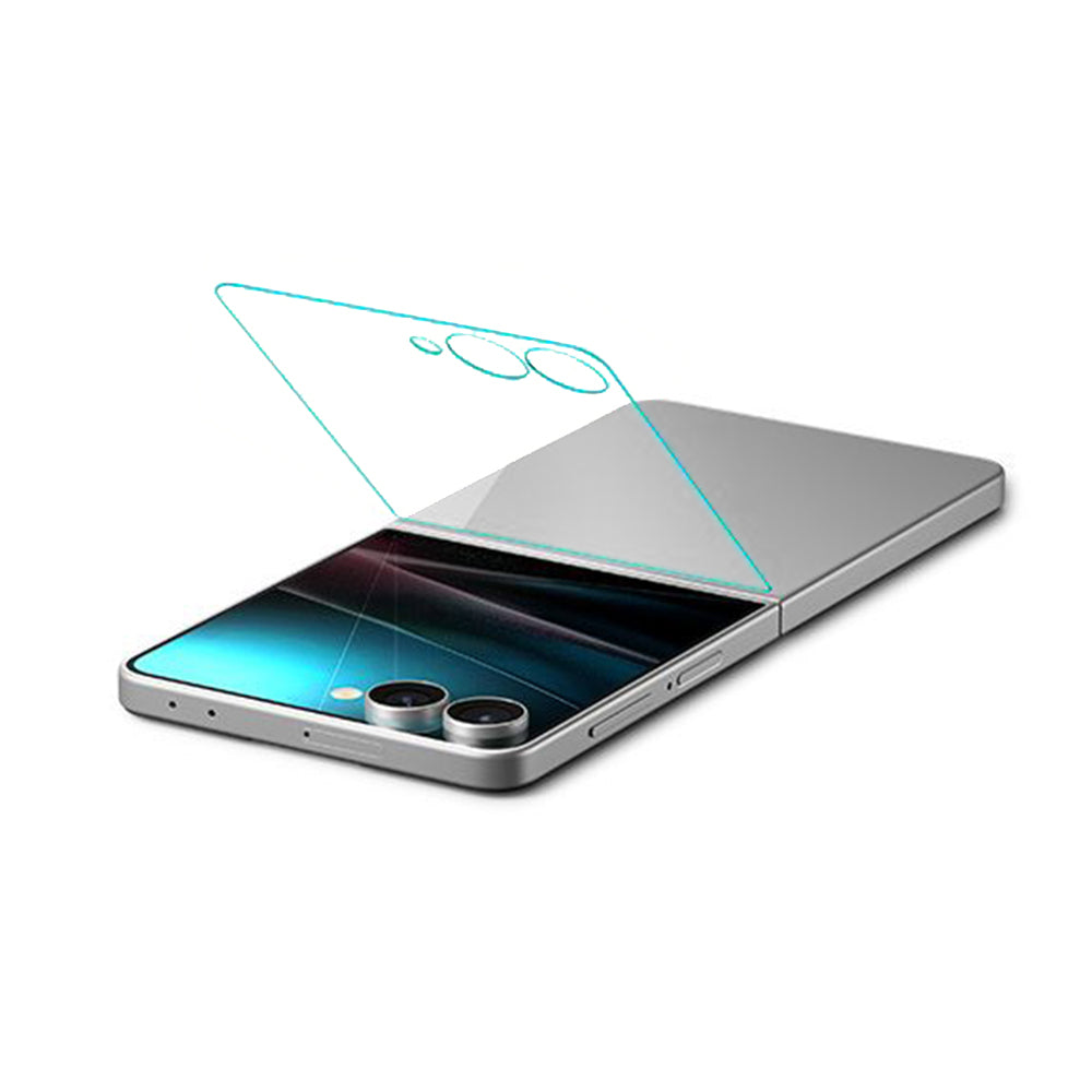 Zaštitna folija za vanjski ekran Spigen GlastR EZ FIT za Samsung Galaxy Z Flip7 F766, Kaljeno staklo, Full Glue