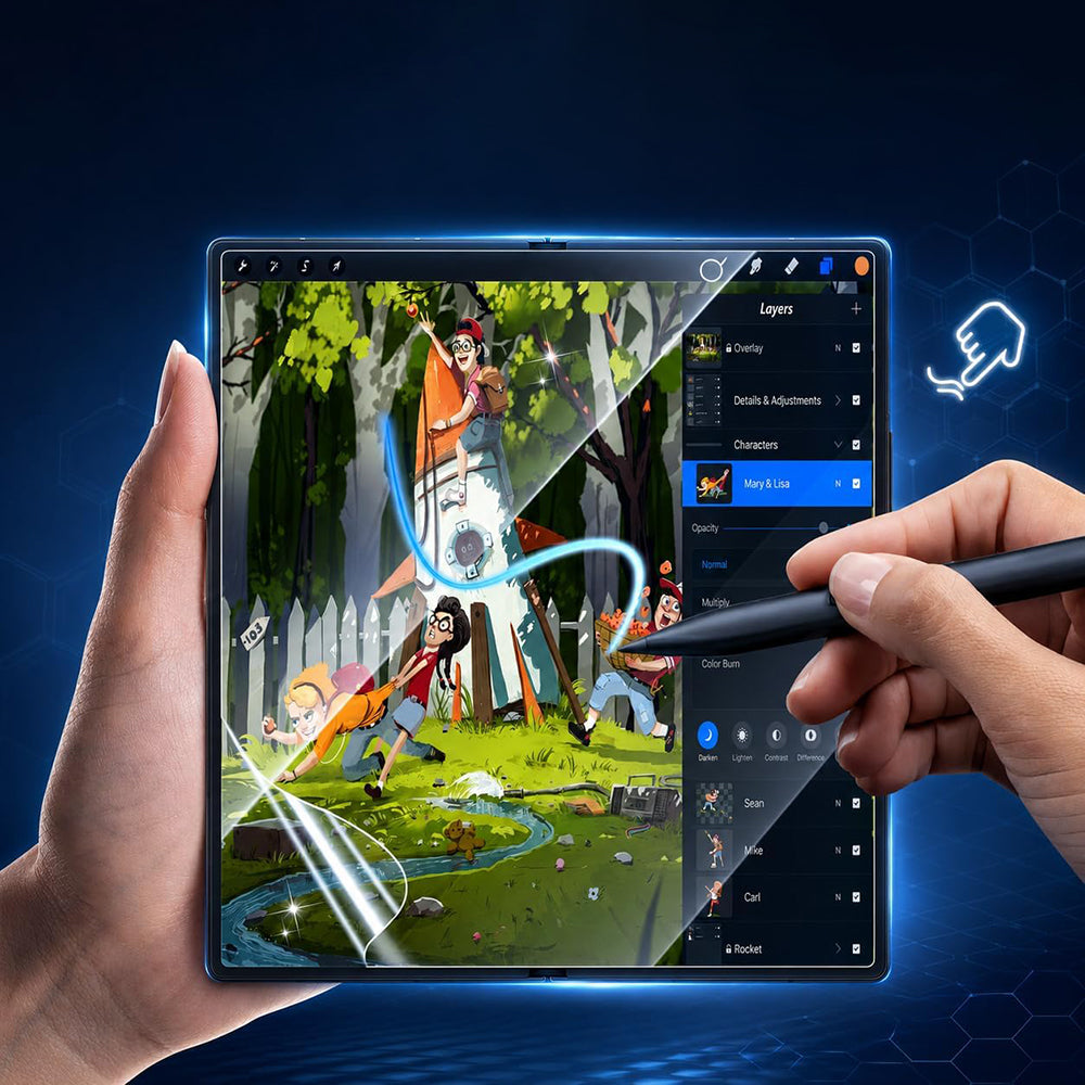 Zaštitna folija za unutarnji ekran Blueo HD za Samsung Galaxy Z Fold8 F971, plastika