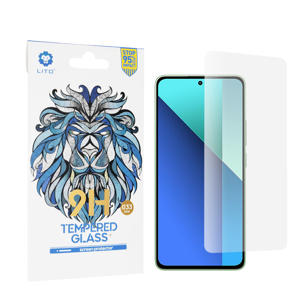 Zaštitna folija za ekran Lito Classic za Xiaomi Redmi Note 13 4G, Kaljeno staklo, Full Glue, 2.5D