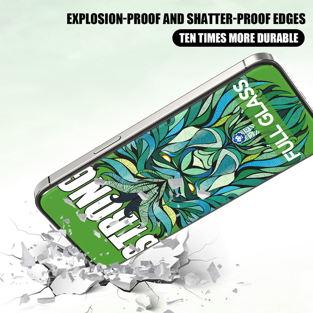 Zaštitna folija za ekran Lito D+ Max Strong za Apple iPhone 17 Pro, Kaljeno staklo, Full Glue, Crna