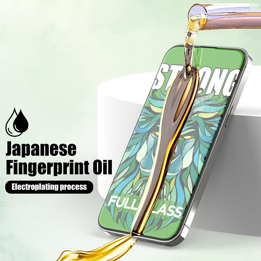 Zaštitna folija za ekran Lito D+ Max Strong za Apple iPhone 17 Pro, Kaljeno staklo, Full Glue, Crna