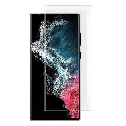 Zaštitna folija za ekran Lito za Samsung Galaxy S22 Ultra 5G S908, Kaljeno staklo, UV ljepilo, 3D