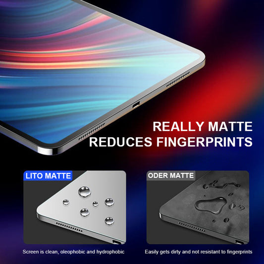 Zaštitna folija Ekran Matte Lito Classic za Apple iPad Pro 11 (2024), Kaljeno staklo, Full Glue, 2.5D