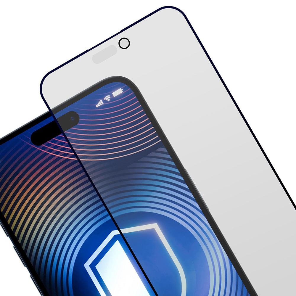 Zaštitna folija za ekran Matte Privacy 3MK HardGlass Max za Apple iPhone 17 Pro Max, Kaljeno staklo, Full Glue