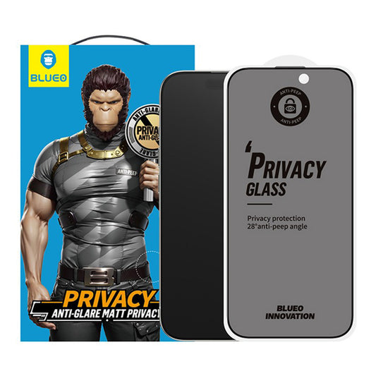 Zaštitna folija za ekran Matte Privacy Blueo Anti-Peep za Apple iPhone 17 Air, Kaljeno staklo, Full Glue