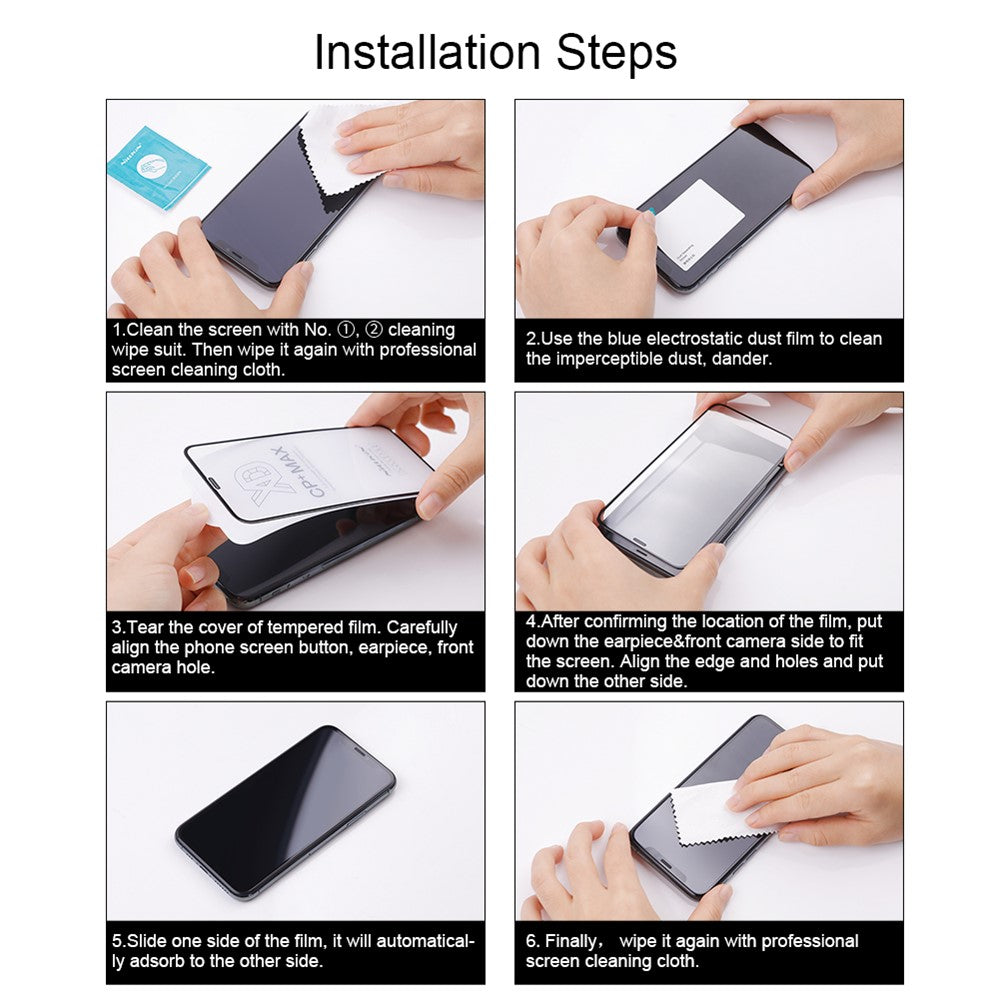Zaštitna folija za ekran Nillkin CP+ Pro za Samsung Galaxy A56 A566 / A36 A366, Kaljeno staklo, Full Glue, Crna