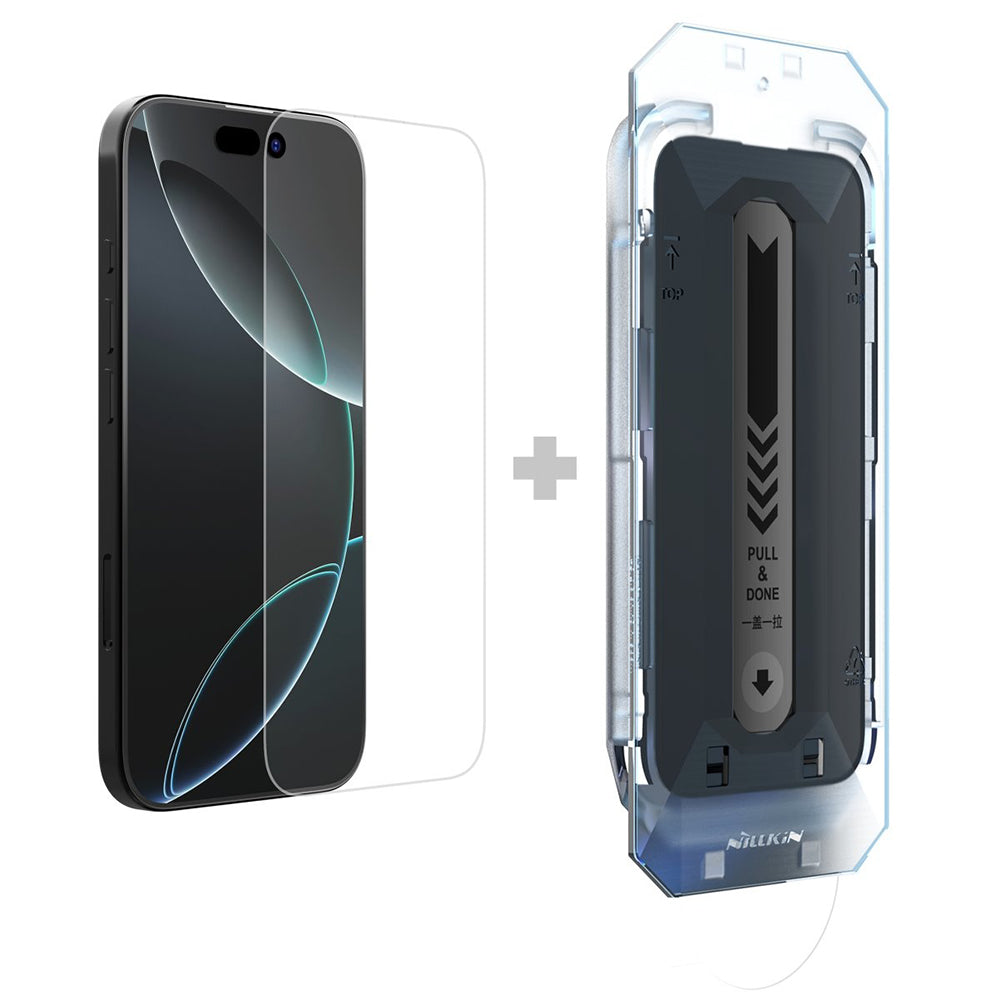 Zaštitna folija za ekran Nillkin H+ Pro s aplikatorom za Apple iPhone 16, kaljeno staklo, puna ljepila