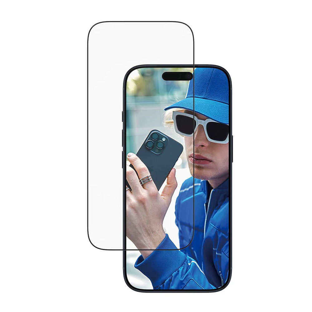 Zaštitna folija za ekran PanzerGlass Ultra-Wide Fit EasyAligner za Apple iPhone 17 Pro, Kaljeno staklo, Full Glue, Crna