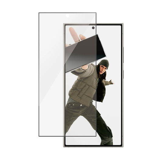 Zaštitna folija za ekran PanzerGlass Ultra-Wide Fit EasyAligner za Samsung Galaxy S24 Ultra S928, Kaljeno staklo, Full Glue, Crna