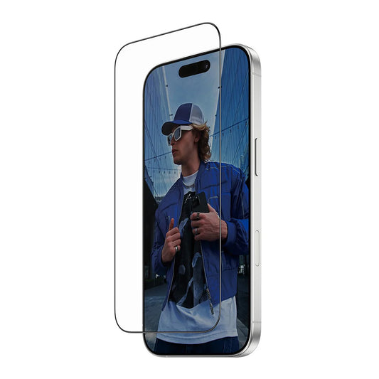 Zaštitna folija za ekran PanzerGlass Ultra-Wide Fit Fastfit za Apple iPhone 17 / 16 Pro, Kaljeno staklo, Full Glue, Crna