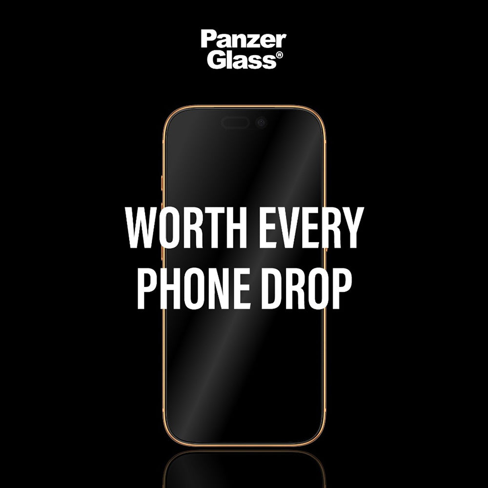 Zaštitna folija za ekran PanzerGlass Ultra-Wide Fit Stealth Fastfit za Apple iPhone 17 Air, Kaljeno staklo, Full Glue, Crna