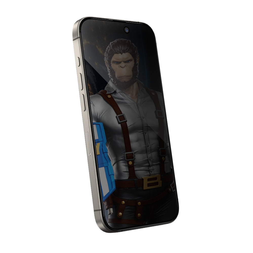 Zaštitna folija Ekran Privacy Blueo Anti-Peep za Apple iPhone 15 Pro Max, Kaljeno Staklo, Full Glue