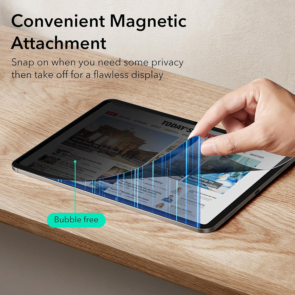 Zaštitna folija Ecran Privacy ESR Magnetic za Apple iPad Pro 11 (2024), Plastika