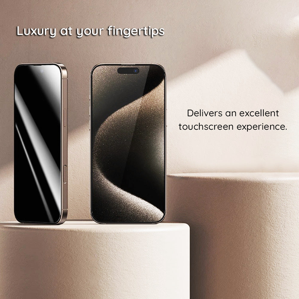 Zaštitna folija za ekran Privacy Guess za Apple iPhone 16 Pro Max, Kaljeno staklo, Full Glue, 2.5D