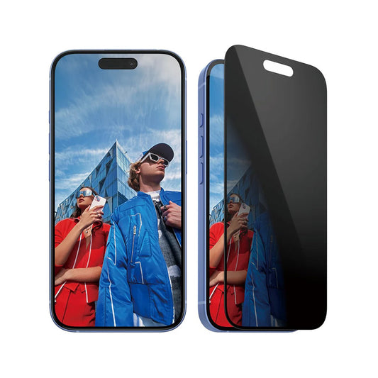 Zaštitna folija za ekran Privacy PanzerGlass Ultra-Wide Fit EasyAligner za Apple iPhone 16 / 15, Kaljeno staklo, Full Glue